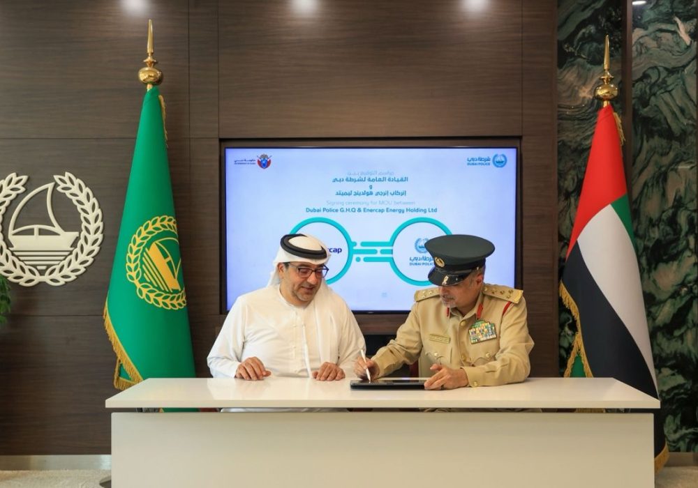 Dubai Police General Headquarters and Enercap Energy Holding Limited Sign MoU